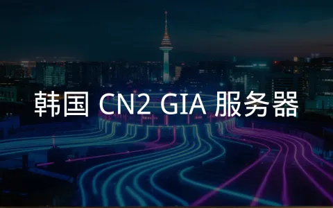 CN2 GIA 优质线路,连接中韩的高速网络通道